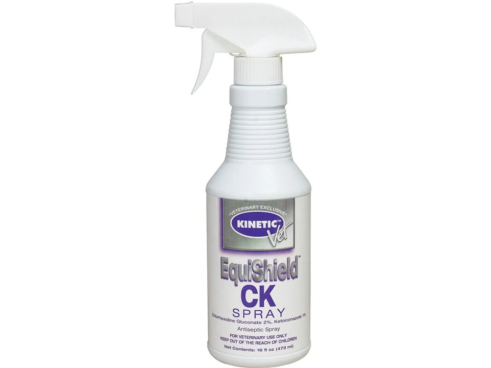 KINETIC VET EquiShield CK Antiseptic Spray for Horses, Dogs, & Cats 16oz