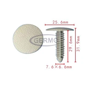 10 x Befestigungs-Clips Stopfen Innenraum Dachhimmel für Ford XW7Z6302354AA6 - Picture 1 of 1