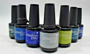 CND Creative Play UV Gel Polish Nail Lacquer Polish Long Lasting CHOOSE COLOR - Picture 1 of 54