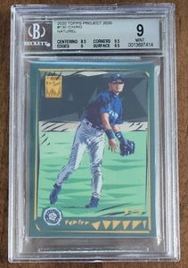 2020 Topps Project 2020 Ichiro Naturel Art 2001 Topps RC BGS 9 Pop 6 PR 6238 - Picture 1 of 2