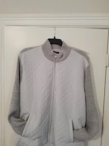 Alfani Mens Embossed Insulated Fur Lined Jacket-Grey, XX-Large - NWT - Picture 1 of 4
