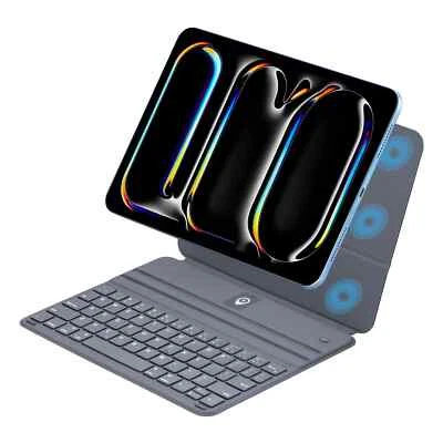 Magnetic Keyboard Case For iPad Pro 13" 2024 Air 11 Air 4 5 10th 10.9 11" 12.9" - Image 1 of 4