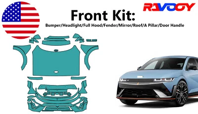 For Hyundai Ioniq 5 N 2024-2025 Front Paint Protection Film PreCut PPF - Image 1 of 4