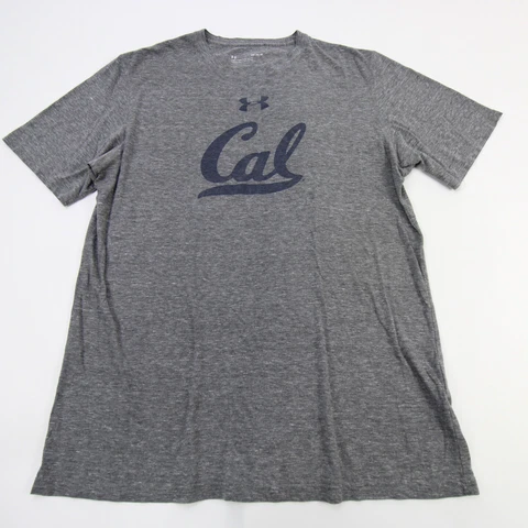 California Golden Bears Under Armour Short Sleeve Shirt Men's Gray Used Cover