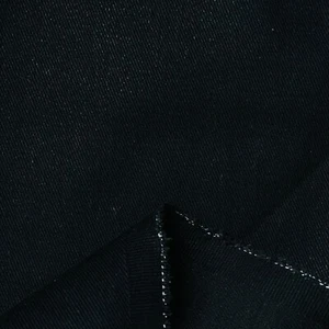 BLACK 100% Cotton Twill Heavy Woven Fabric – Jeans, Workwear, Drill, 150cm wide - Picture 1 of 1