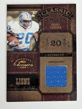 2004 Donruss Classics Barry Sanders Game Used Jersey  149/150 Detroit Lions