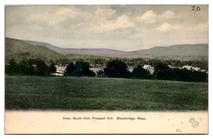 Antique View from Prospect Hill, Hand Colored?, Stockbridge, Massachusetts - Picture 1 of 2