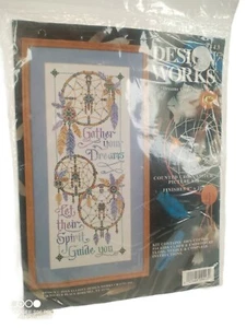 Design Works Dream Catchers Counted Cross Stitch Kit Gather Your Dreams Sealed! - Picture 1 of 7