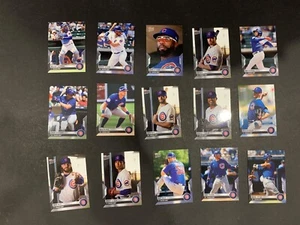 2022 Chicago Cubs Topps Now Road to Opening Day 15 Card Equipo Set Impreso Ejecución 286 - Imagen 1 de 2