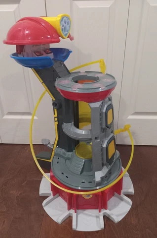 PAW Patrol Mighty Pups Super PAWs Lookout Tower used Cover