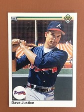 1990 Upper Deck Dave David Justice Rookie Card #711 MINT - Braves Star