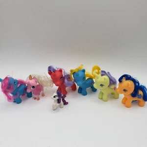Gemischtes Pony Mini Figuren Lot Figuren 2" bis 3" My Little Pony & ein Haarverzückbar /D3 - Bild 1 von 6