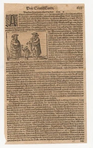 15 Blatt aus Sebastian Münster "Von Teutsch Lande" 16. Jhdt. Cosmographia - Bild 1 von 22