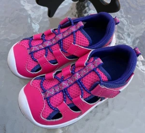 NWOT Stride Rite Vibrant Pink and Purple Sneakers with Ventilated Design (7.5) - Picture 1 of 6