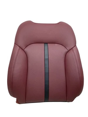 2025 MAZDA CX70 FRONT RIGHT PASSENGER UPPER SEAT CUSHION RED/BLACK NAPPA LEATHER - Image 1 of 4