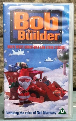 Bob the Builder: Bob's White Christmas & Other Stories - VHS Video - New/Sealed - Image 1 of 3