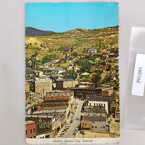 Historic Central City Colorado 1970s 4x6 Deckle Edge Postcard 1982 Main Street - Picture 1 of 2