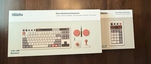 8BitDo Retro Mechanical Keyboard and 8BitDo Retro 18 Mechanical Numpad N Edition - Picture 1 of 9