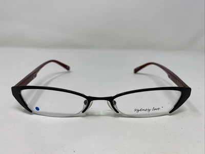 Marco de gafas Sydney Love SL2014 NEGRO 50-17-140 negro/rojo medio borde U482 Foto 1 de 4