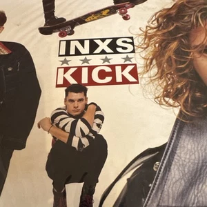 INXS Kick Vinyl Record LP 1987 Aus Press Michael Hutchence. Incl Word Sleeve - Picture 1 of 4