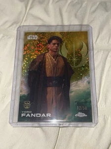 2025 Topps Chrome Disney Star Wars Yord Fandar #/50 Trading Card - Picture 1 of 2