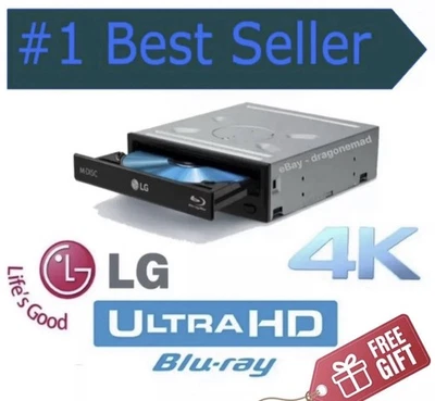 LG WH14NS40  4K ULTRA HD Blu-ray Drive, UHD Friendly!! FW v1.02 - Image 1 of 4