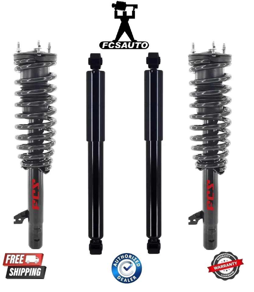 Complete FCS Front Coil Spring & Rear Shock Assembly fits 09-13 Mazda 6 - Image 1 of 1