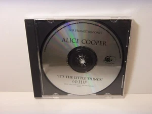 SELTENE PROMO CD SINGLE ALICE COOPER "IT'S THE LITTLE THINGS" (4:11) F 2001 - Bild 1 von 3