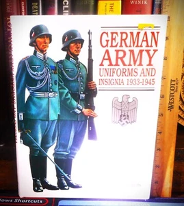 GERMAN ARMY UNIFORMS AND INSIGNIA 1933-1945- FINE CONDITION - Picture 1 of 8