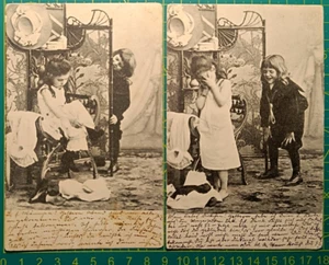 Germany postcard 1906, Serie 252/3 & 252/4, used - Picture 1 of 14