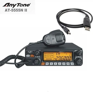 Radio AnyTone AT-5555N II 10 metros para camión, con función CTCSS/DCS 60W de potencia - Imagen 1 de 19
