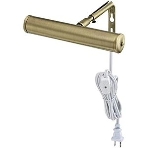 Westinghouse Lighting 7505200 7-Inch Slimline Picture Light, Antique Brass, - Picture 1 of 4