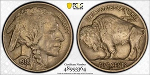 1938-D Buffalo Nickel XF-40 - Picture 1 of 4