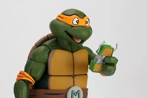 1/4 Figura de dibujos animados de las Tortugas Ninja Adolescentes Mutantes Ninja Miguel Ángel Neca - Imagen 1 de 2