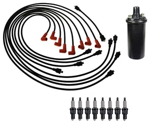 Ignition Wires 1 Coil 8 Spark Plugs Kit ACDelco For GMC K35 K3500 Pickup 6.5L V8 - Picture 1 of 1