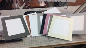 14 Acid free 11x14 Mat Boards For 8x10 Art work With 1/8" Acid Free Foam Core - Picture 1 of 3