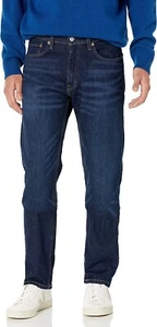 NWT Levi's Mens 505 Regular Fit Blue Jeans Dark Wash Blue Size 42x34 $65 FLC122 - Picture 1 of 2