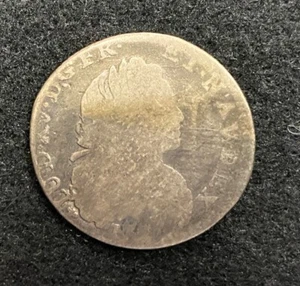 FRANCE 1720-H Louis XV 1/3 Ecu La Rochelle KM-455.8 - Picture 1 of 18