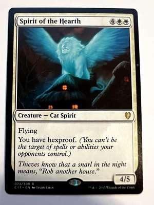 MTG Magic The Gathering Commander 2017 Spirit of the Hearth Rare LP - Image 1 of 2