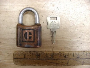 OEM Caterpillar CAT 5P8500 Ignition Key& Padlock,DO NOT DUPLICATE Block C Logo - Picture 1 of 10