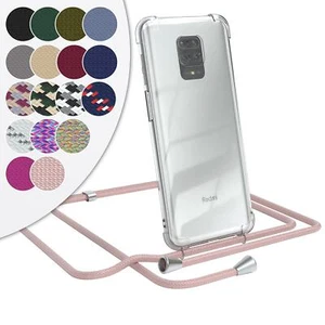 EAZY CASE do Xiaomi Redmi Note 9S / 9 Pro / 9 Pro Max etui z paskiem łańcuszek do telefonu komórkowego - Zdjęcie 1 z 35