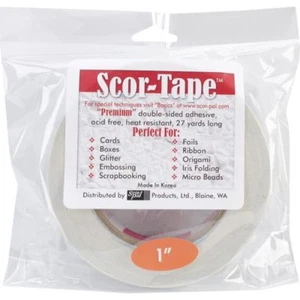 Scor Pal ~ SCOR-TAPE ~ 1" x 27 Yards Double Sided - Picture 1 of 1