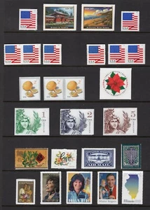 US USA 2018 COMPLETE NH Year GENUINE Commems Definitive w/Coils+Pairs 112 Stamps - Bild 1 von 7