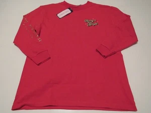 Simply Southern Girls Youth Merry & Bright 100% Cotton LS Tshirt Medium Nwt - Picture 1 of 5
