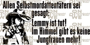Aufkleber "Lemmy" groß Autoaufkleber, Funaufkleber, Fun (1895) - Bild 1 von 2