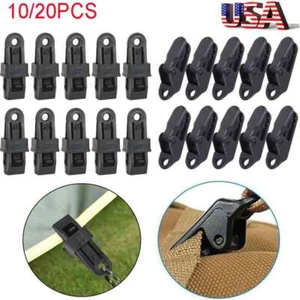 10/20Pack Adjustable Heavy Duty Lock Grip for Tarp & Shade Cloth Plastic Clips - Picture 1 of 16