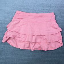 Athleta Skirt Women S Skort Pink Striped Mini Summer Tennis Gym Athleisure