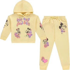 Disney Girls Minnie Mouse Hoodie and Jogger Clothing Set - Sizes 4-16 - Picture 1 of 7