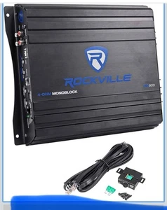 Rockville RVA600.1 Amplificatore Mono di Picco 1200w 200w RMS @ 4 Ohm - Foto 1 di 8