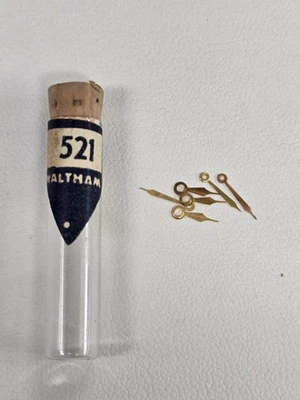 Nuevo Antiguo Stock Genuino Waltham Reloj Pulsera Manecillas Lote #L60-L61 / Ref.#521 Foto 1 de 4